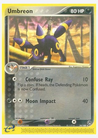 Umbreon — catalogusbeeld