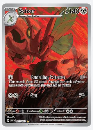Scizor — catalogusbeeld
