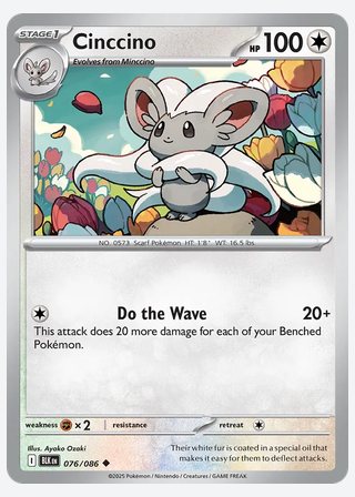Cinccino — catalogusbeeld