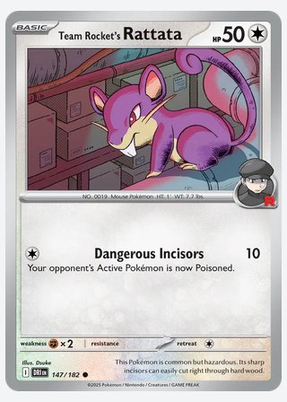 Team Rocket's Rattata — catalogusbeeld