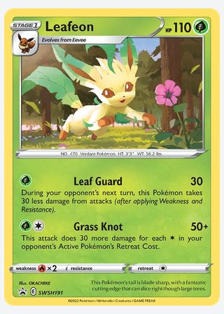 Leafeon — catalogusbeeld