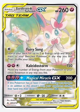 Gardevoir & Sylveon GX — catalogusbeeld
