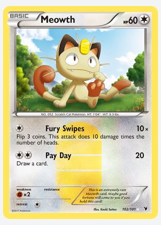 Meowth — catalogusbeeld