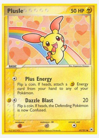 Plusle — catalogusbeeld
