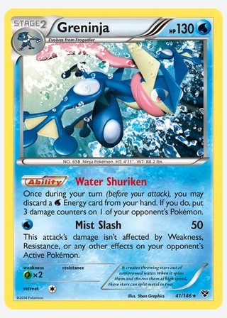 Greninja — catalogusbeeld