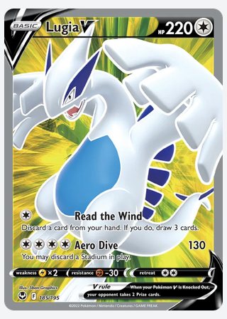 Lugia V — catalogusbeeld