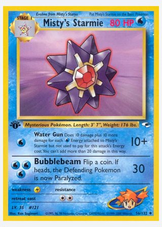 Misty's Starmie — catalogusbeeld