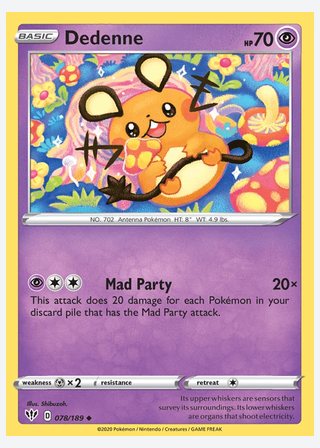 Dedenne — catalogusbeeld