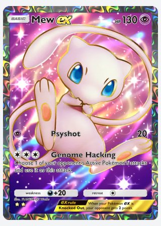 Mew ex — catalogusbeeld