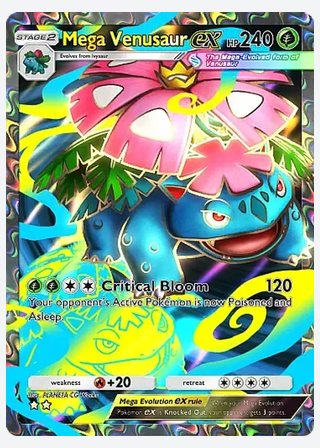 Mega Venusaur ex — catalogusbeeld