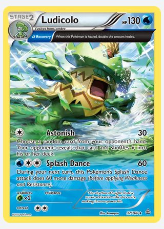 Ludicolo — catalogusbeeld