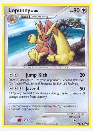 Lopunny — catalogusbeeld