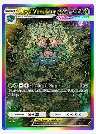 Mega Venusaur ex — catalogusbeeld