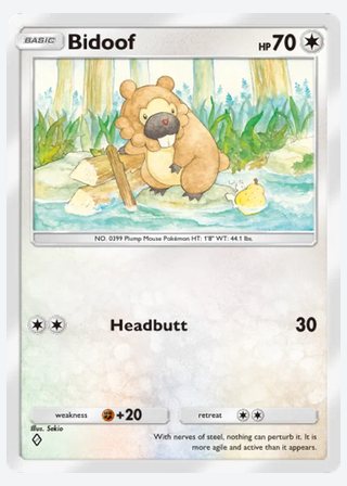 Bidoof — catalogusbeeld