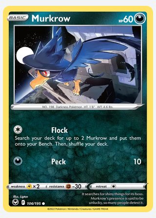 Murkrow — catalogusbeeld