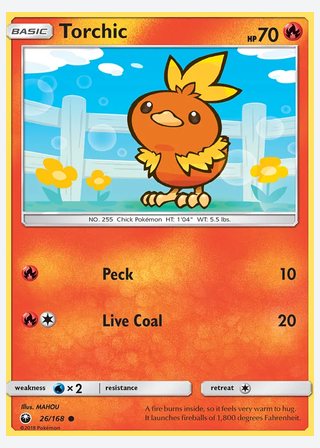 Torchic — catalogusbeeld