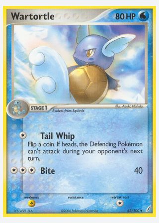 Wartortle — catalogusbeeld