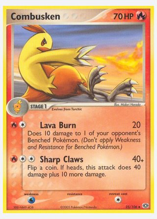 Combusken — catalogusbeeld
