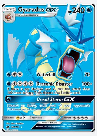 Gyarados GX — catalogusbeeld