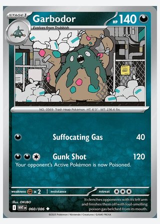 Garbodor — catalogusbeeld