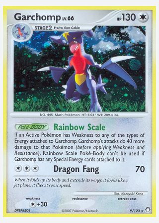 Garchomp — catalogusbeeld