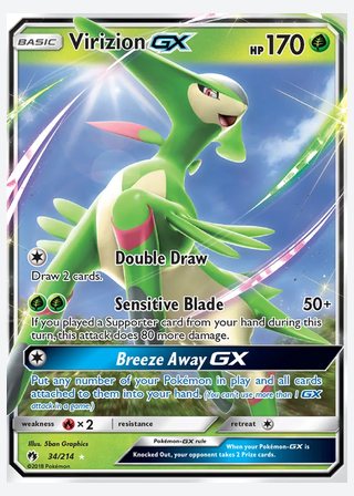 Virizion GX — catalogusbeeld