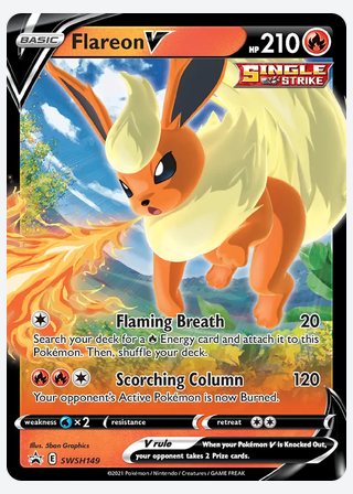 Flareon V — catalogusbeeld
