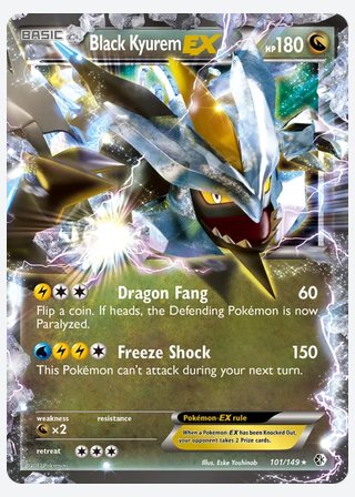Black Kyurem-EX — catalogusbeeld