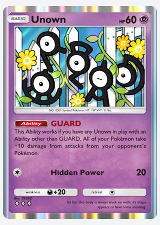 Unown — catalogusbeeld