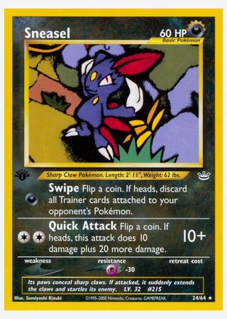 Sneasel — catalogusbeeld