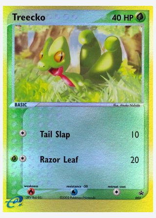 Treecko — catalogusbeeld