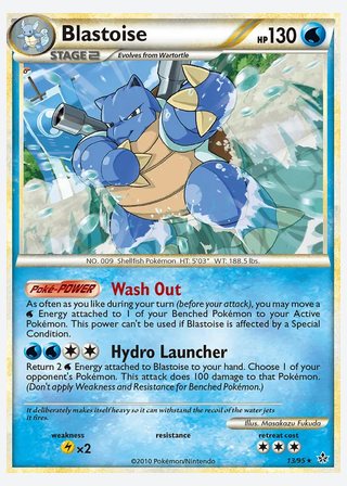 Blastoise — catalogusbeeld