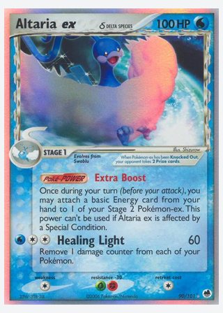 Altaria ex δ — catalogusbeeld