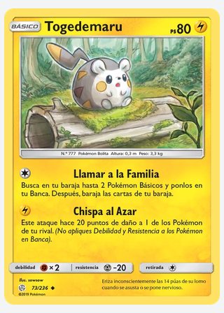 Togedemaru — catalogusbeeld