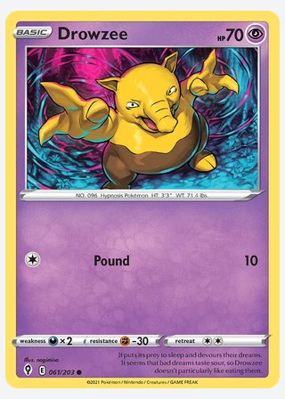 Drowzee — catalogusbeeld