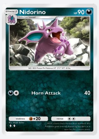 Nidorino — catalogusbeeld