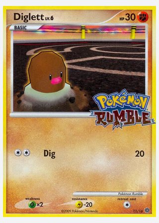 Diglett — catalogusbeeld