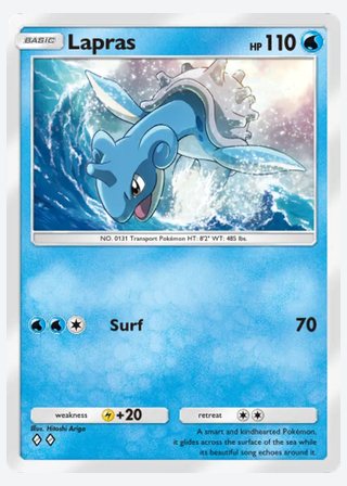 Lapras — catalogusbeeld