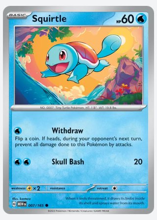 Squirtle — catalogusbeeld