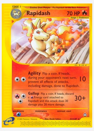 Rapidash — catalogusbeeld