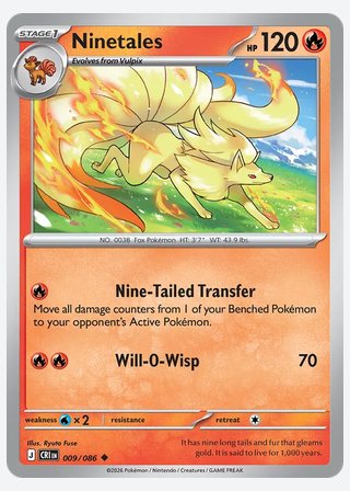 Ninetales — catalogusbeeld