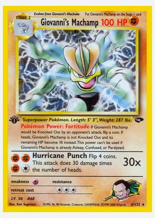 Giovanni's Machamp — catalogusbeeld
