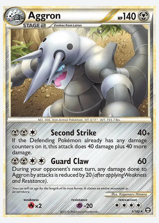Aggron — catalogusbeeld