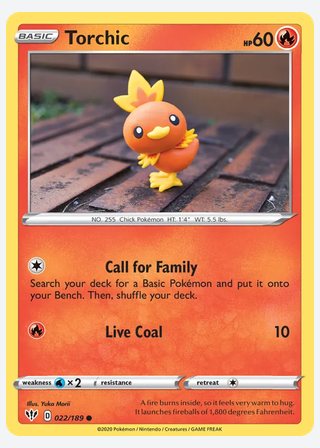 Torchic — catalogusbeeld