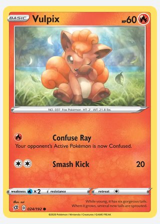 Vulpix — catalogusbeeld