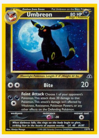 Umbreon — catalogusbeeld