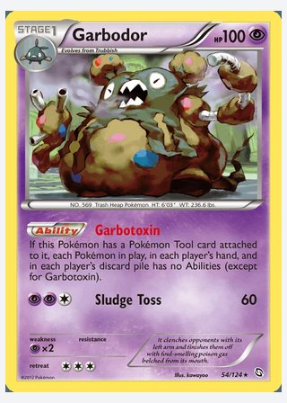 Garbodor — catalogusbeeld