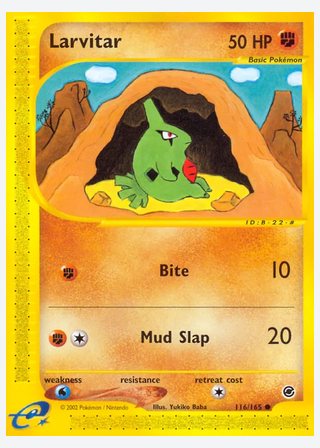 Larvitar — catalogusbeeld