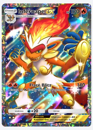 Infernape ex — catalogusbeeld