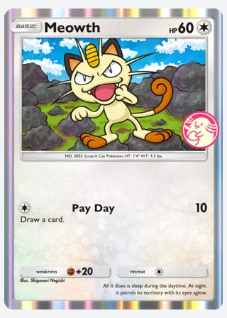 Meowth — catalogusbeeld